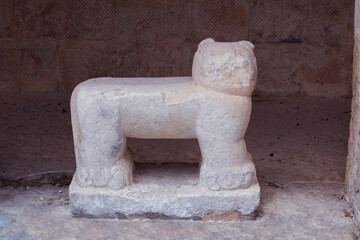 Mayan Balam rock sculpture