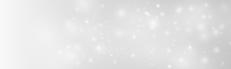 White dust particles drift through luminous bokeh with shimmer. Sparks, glitter, and radiant highlights form elegant festive light. White png vector illustration. © longstock