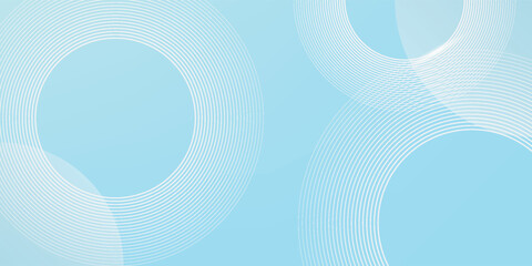 Modern abstract background, blue white gradations, circle effect,shape memphis, trendy , vector