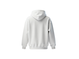 Plain hoodie mockup with transparent background