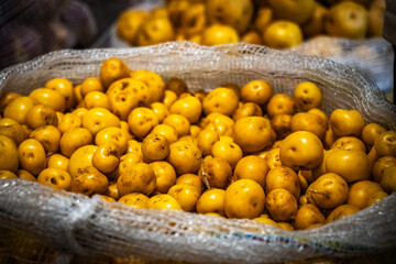 potatoes, fruit and vegetable market, paloquemao market, bogota, colombia, south america, latin america, fresh, organic, exotic