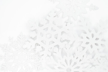 눈결정 모양 패턴과 카피공간