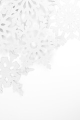 눈결정 모양 패턴과 카피공간