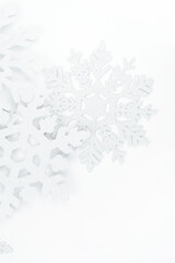 눈결정 모양 패턴과 카피공간