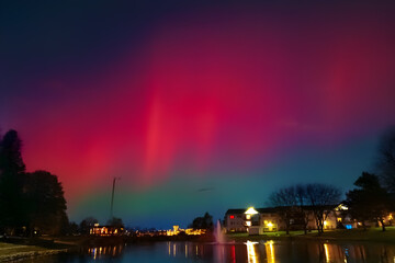 Northern Lights in Des Moines, Iowa