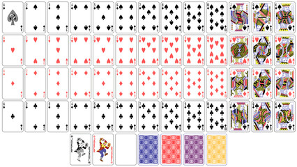 English deck of playing cards