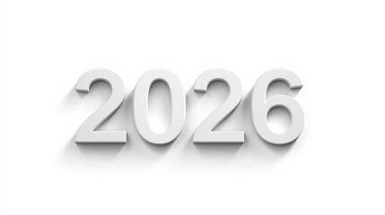 Bright 2026 White Text Render