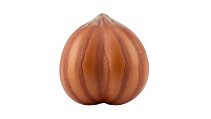 Brown striped acorn squash PNG isolated on transparent background, autumn vegetable for Thanksgiving and Halloween designs © James