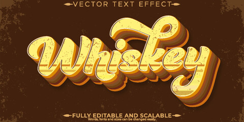 Retro sticker text effect, editable 70s and 80s text style