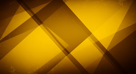Golden abstract background with geometric shapes
