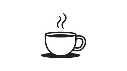 Steaming Hot Coffee Cup