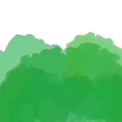 Fototapeta premium green background with clouds