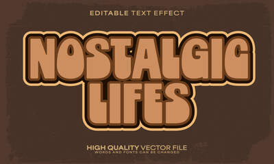 Retro vintage text effect, editable text effect and 80s 3d font style bold shadow neon poster design