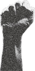 Hand y2k retro stipple art gesture brutalist halftone vector png transparent, finger 2000s photocopy effect tattoo aesthetic