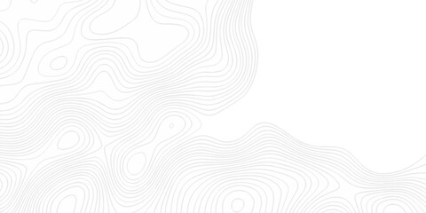 Abstract topography pattern seamless lines sea map modern design white and gray background. Abstract digital topographic contour map concept space geometric strip grid line. Natural discovery of maps. © coal digger