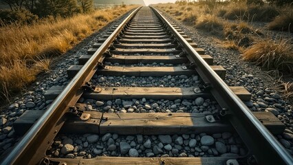 Fototapeta premium Wild Path Rail Art Illustration