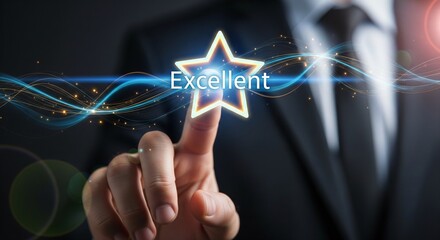 Businessman hand touching a digital screen interface to manage global network connections and future technology concepts