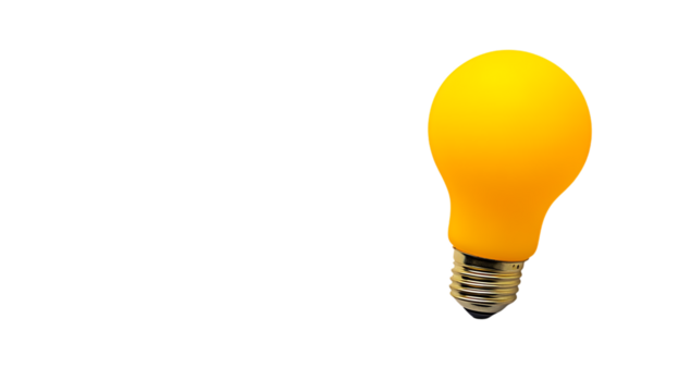 light bulb isolated on white - Powered by Adobe