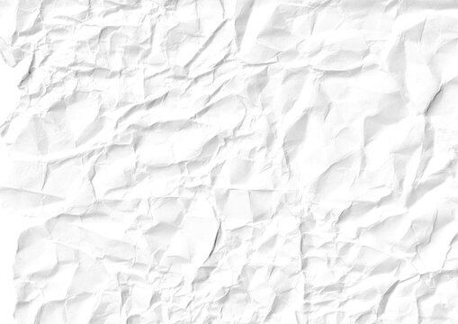 しわのある古い紙のイメージ・クシャクシャになった紙の質感・アナログなペーパー背景