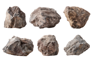 Collection of Six Natural Rocks