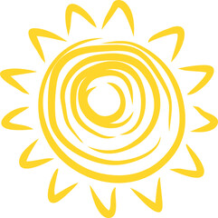 Doodle Sun Sketch 