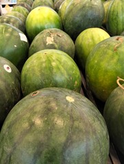 watermelons on market