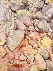 rocks in the sea in greece