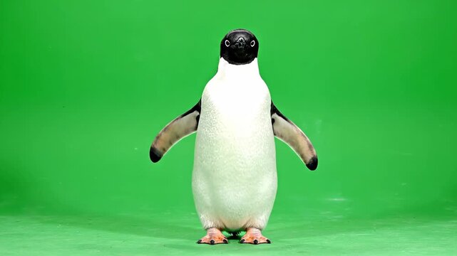 Strutting penguin