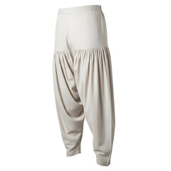 Beige Harem Pants - Loose-fitting Baggy Trousers for Women