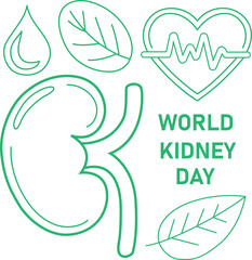 Obraz premium World Kidney Day vector