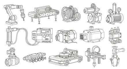 Industrial machinery and equipment collection