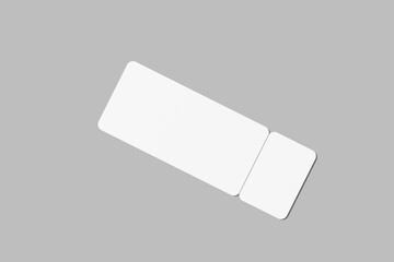 Premium Ticket Blank Mockup