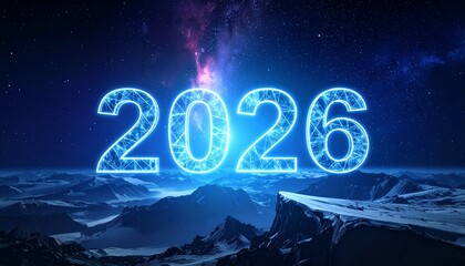 Festive New Year and Christmas holiday greeting card with stars and decorations