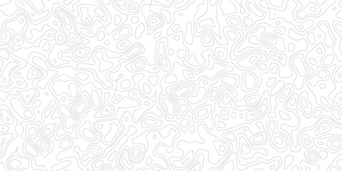 Topographic map background geographic line map with elevation assignments. Design illustration for wall art, fabric, packaging, web, banner,  © Mira