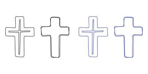holly cross church vector