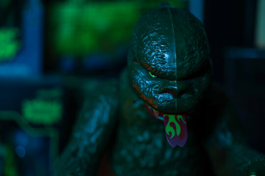 Vintage Shogun Godzilla toy. Very popular in the 1970s this monster is highly collectible, rare and valuable today. 