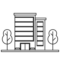 office building illustration