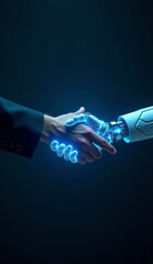 Human and Artificial Intelligence Collaboration Concept &ndash; Future Technology Innovation