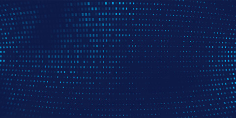 Obraz premium The abstract halftone background dots consists of different. Futuristic texture vector digital old style