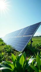 Green Energy Sustainability Concept &ndash; Eco Friendly Renewable Technology