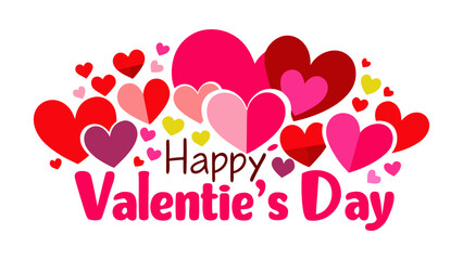 Celebrate valentine's day with hearts