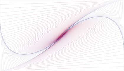 Abstract Purple and Magenta Wave Line Background. 
Minimalist White Flowing Geometric Curve Backdrop