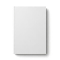 Fototapeta premium Blank book cover isolated on white background