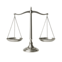 Justice Balance Scale Isolated