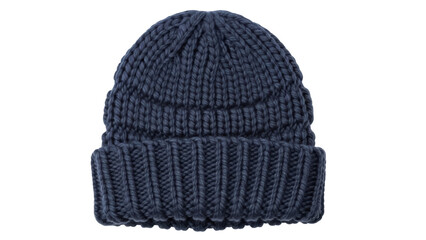 Isolated Warm Knit Beanie Hat Cap Worn for Cold Weather Protection Against the Elements