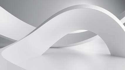 Abstract Futuristic empty floor and room Sci-Fi Corridor With light for showcase,room,interior,display products.Modern Future cement floor and wall background technology interior concept.3d render