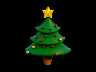 3d Christmas tree