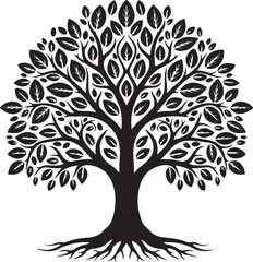 Obraz premium Decorative Tree of Life Vector Set