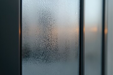 Artisanal etched glass showing light play on intricate patterns