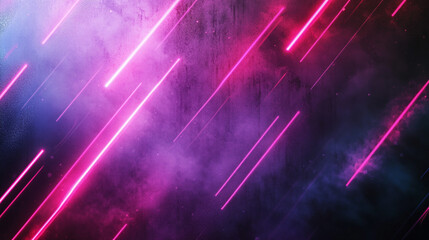 Abstract geometric background with directional neon lines forming a dynamic futuristic composition, glowing colors and sharp angles conveying motion, technology, and digital energy.